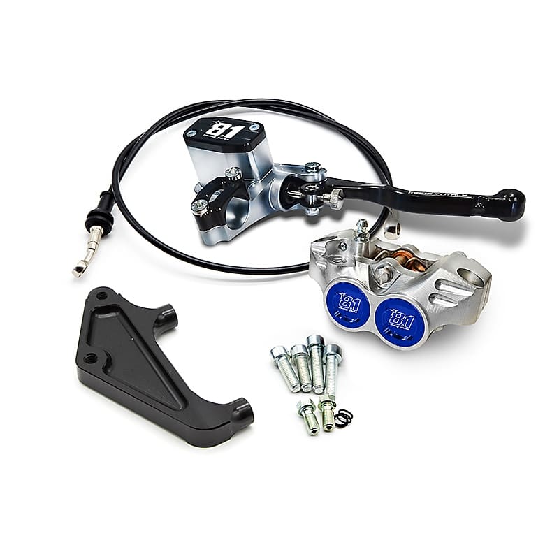 Kit freno ant. comp. 8.1 con MC-11 + pinza New Era per Phantom con forcella originale e Stage6 R/T : colore_pinza - blu