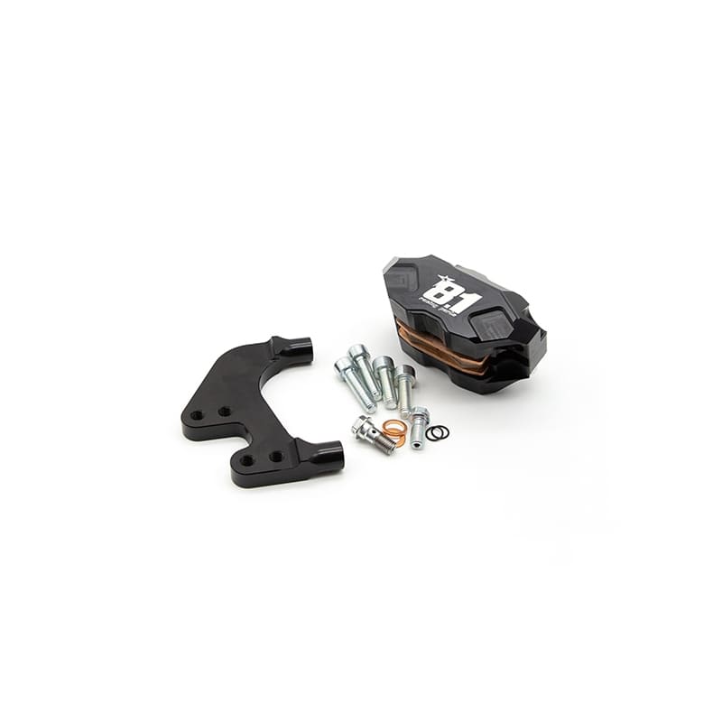 Kit freno ant. parz. 8.1 con pinza Hurricane per Jog R/Aerox/Nitro, forcelle Paioli F33 e Stage6 R/T : colore_pinza - arancio