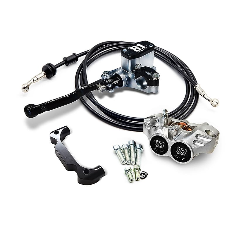 Kit freno post. comp. 8.1 con MC-11 pinza New Era Malossi C-One Piaggio e originale Piaggio : colore_pinza - nero
