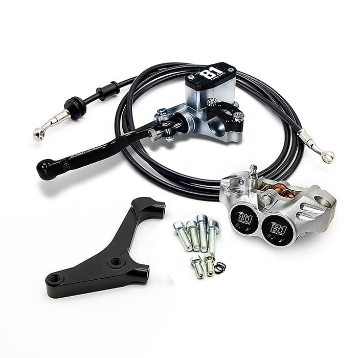 Kit freno post. comp. 8.1 con MC-11 + pinza New Era per Malossi C One, 2 Fast, Aerox/Nitro, Phantom, Carter 8.1 : colore_pinza - nero
