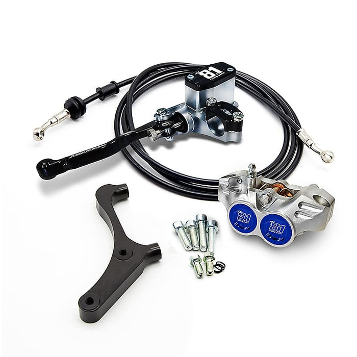 Kit freno post. comp. 8.1 con MC-11 + pinza New Era per Runner 125-180 : colore_pinza - blu