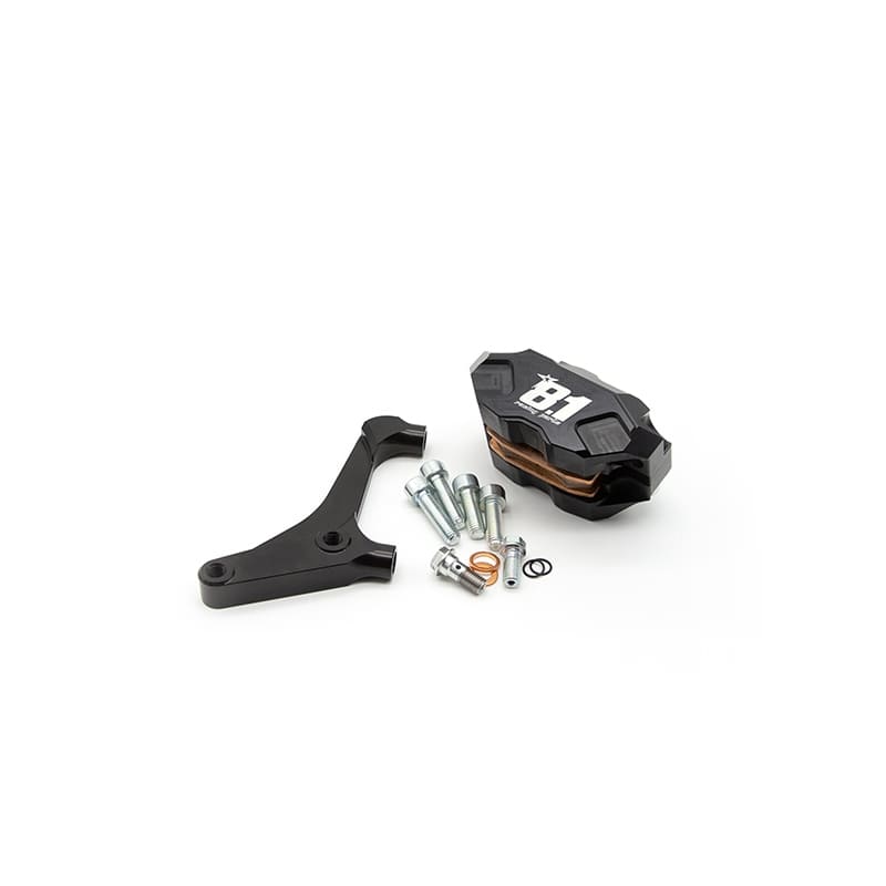 Kit freno post. parz. 8.1 con pinza Hurricane per Malossi C One, 2 Fast, Aerox/Nitro, Phantom, Carter 8.1 : colore_pinza - arancio