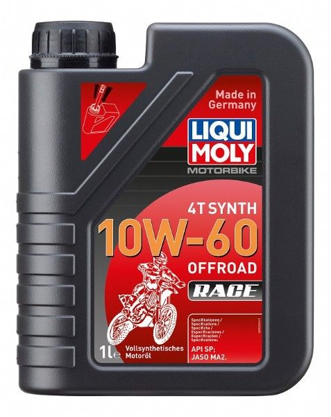 LM03053 Olio motore LIQUI MOLY Off Road 4T RACE - 10W/60 - 100% sintetico - 1 L