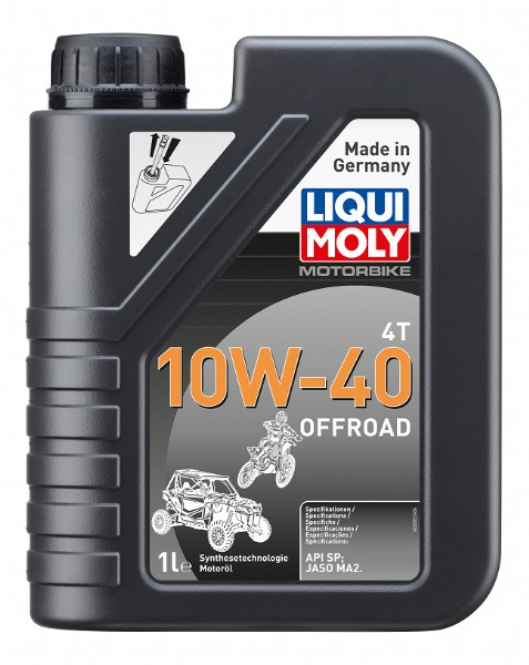 LM03055 Olio motore LIQUI MOLY Off Road 4T - 10W/40 - A base sintetica - 1 L