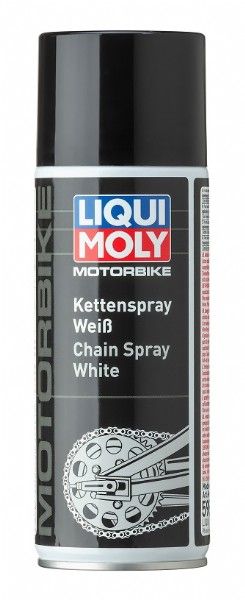 LM05981 Spray catena LIQUI MOLY Motorbike Bianco - 100% sintetico - 400 ml