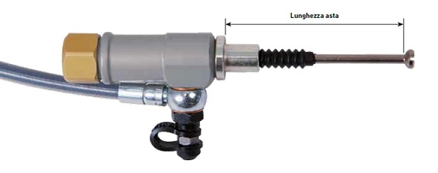 MG0120653 Cilindro attuatore MAGURA Hymec 167 e 163 - Lunghezza asta 55mm - CRF 250 R 18-24