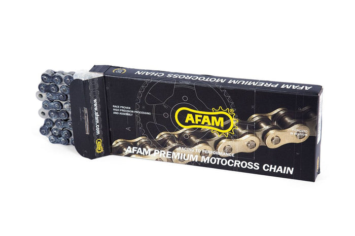 A520MX6118K Catena AFAM 520 MX6 - 118 maglie - Nero/cromato
