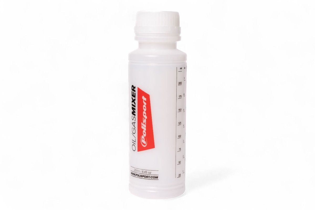 P8152500001 Misurino contenitore POLISPORT con scala graduata e tappo di chiusura ermetico - 250cc