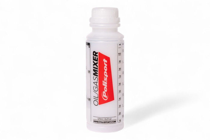 P8152600001 Misurino contenitore POLISPORT con scala graduata e tappo di chiusura ermetico - 125cc