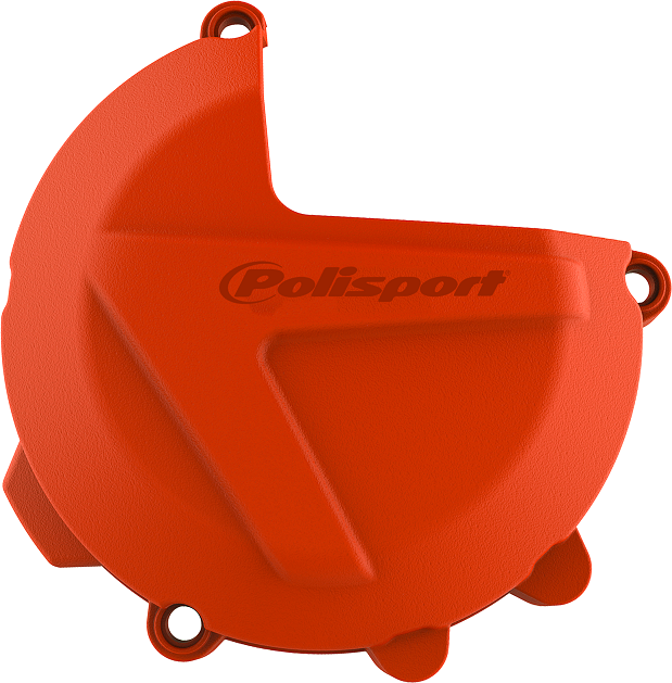P8461700002 Protezione coperchio frizione POLISPORT - KTM - Arancione