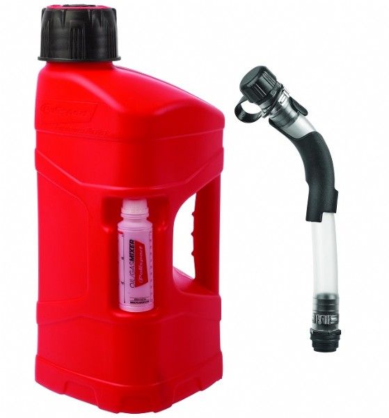 P8464600001 Tanica ProOctane POLISPORT (10 L) - Tappo erogatore con tubo di prolunga e misurino