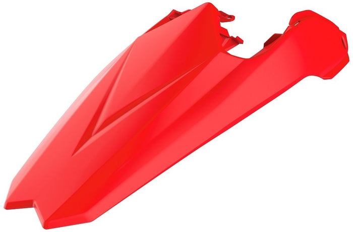P8556000004 Parafango posteriore con portanumeri laterali BETA rosso