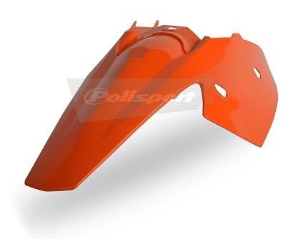 P8561300002 Parafango posteriore con portanumeri laterali KTM arancione