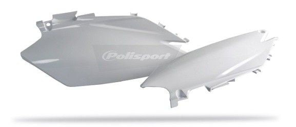 P8605500001 Portanumeri laterali con protezione calore HONDA bianco