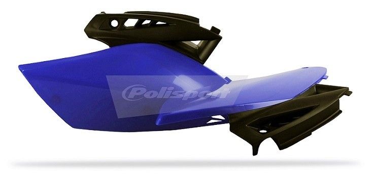 P8605600003 Portanumeri laterali con protezione calore YAMAHA blu yam98