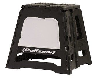 P8981500006 Cavalletto pieghevole POLISPORT Bike Stand - Nero/bianco