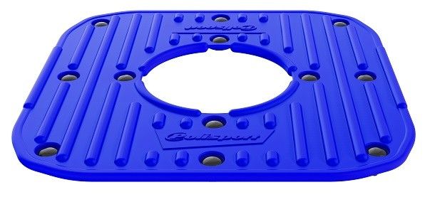 P8985900002 Pianale in gomma con clips di montaggio per POLISPORT Track Stand - Blu
