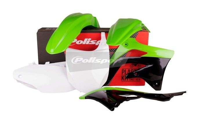 P90466 Kit plastiche KAWASAKI Verde05/Bianco
