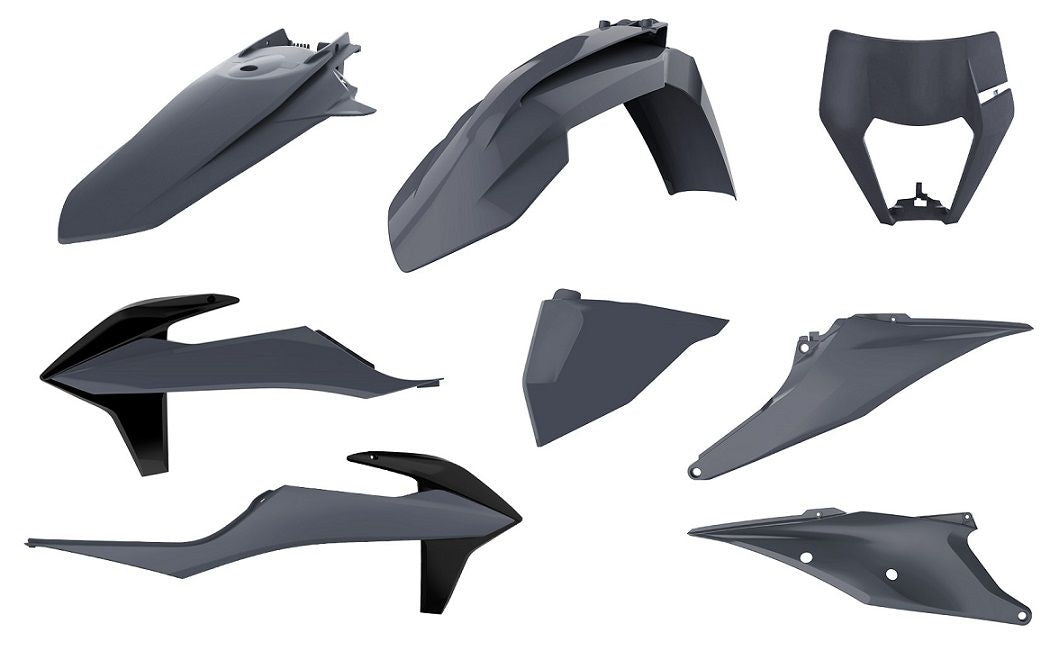 P90917 Kit plastiche KTM Nardo grey