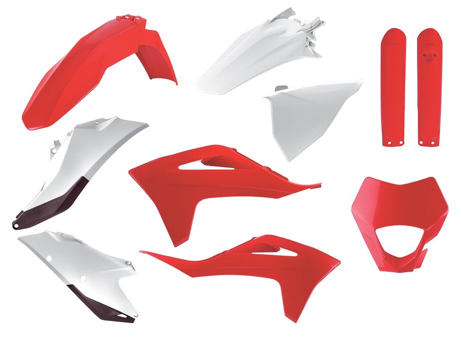 P91026 Kit plastiche GASGAS Rosso/Bianco