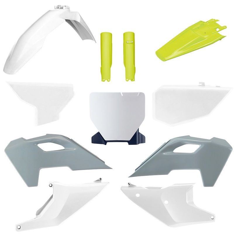 P91100 Kit plastiche HUSQVARNA Bianco20/Giallo