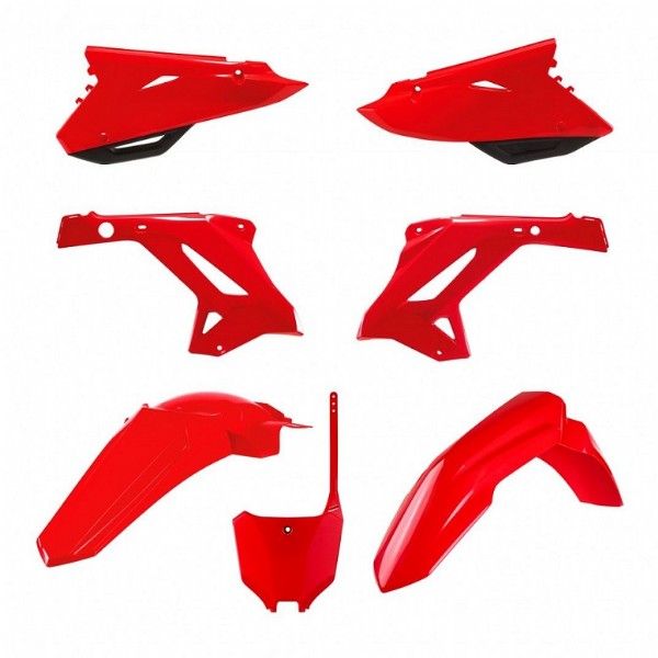 P91309 Kit plastiche restyling CR 125/250 02-07 Rosso CRF22 style