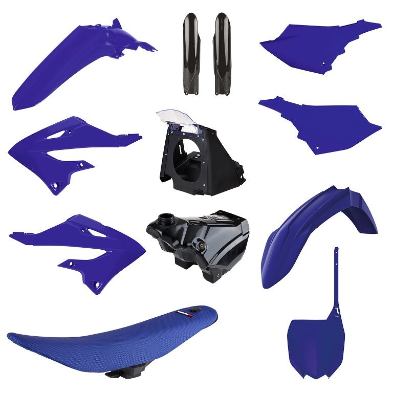 P91571 Kit restyling completo con sella e serbatoio YZ 125/250 02-21 Blu yam98