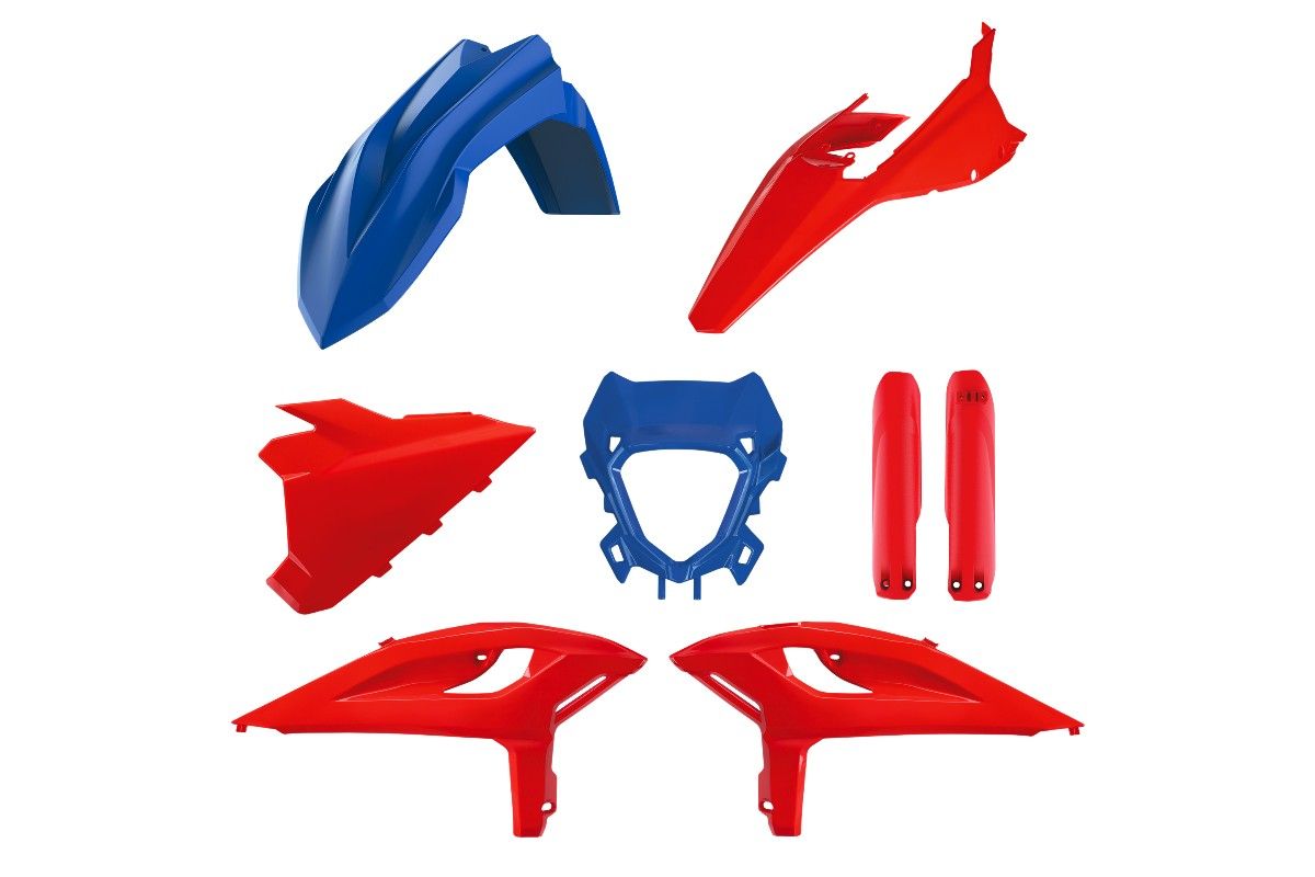 P91602 Kit plastiche BETA Rosso/Blu