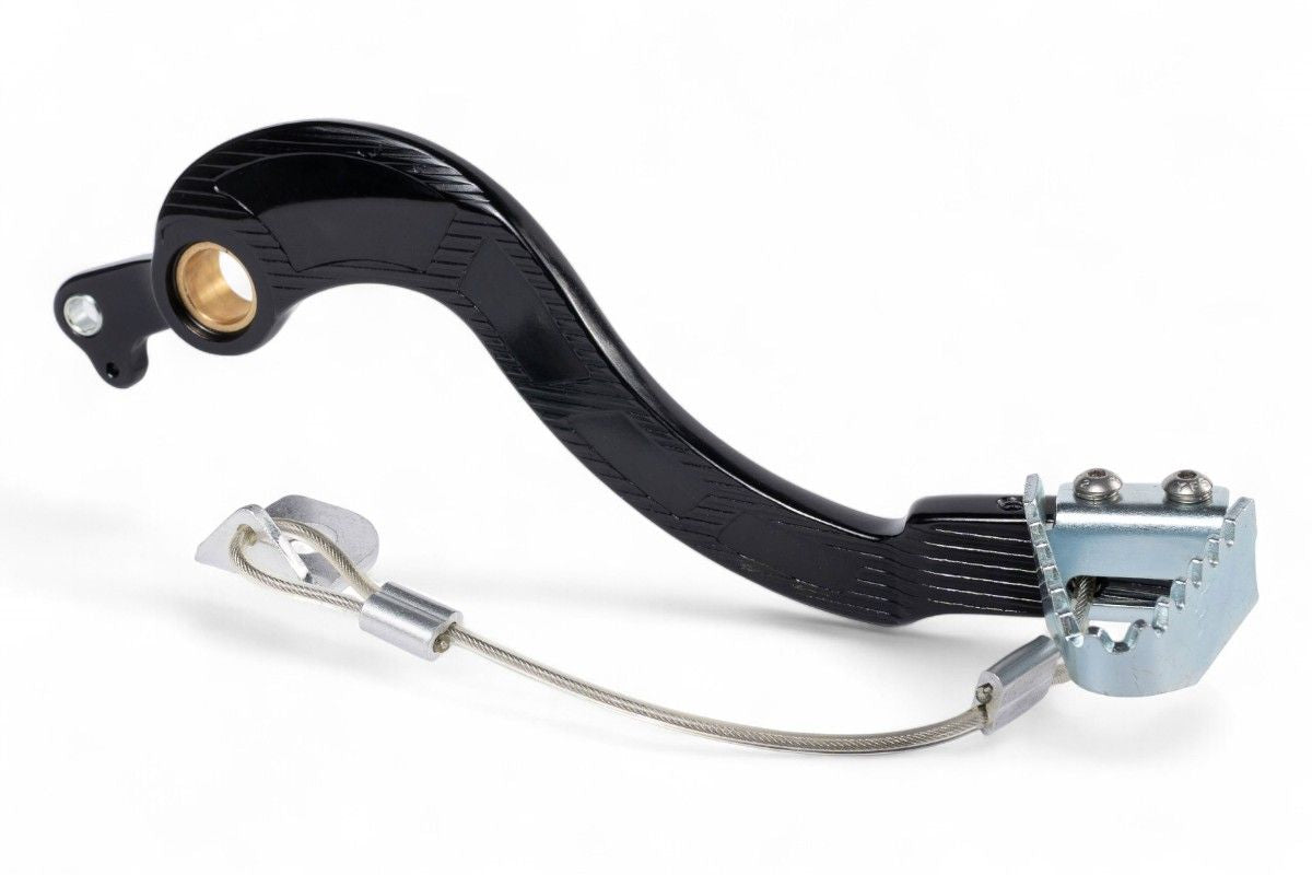 PDF008N Pedale freno forgiato con puntale in acciaio CRF 250 R 04-09 nero