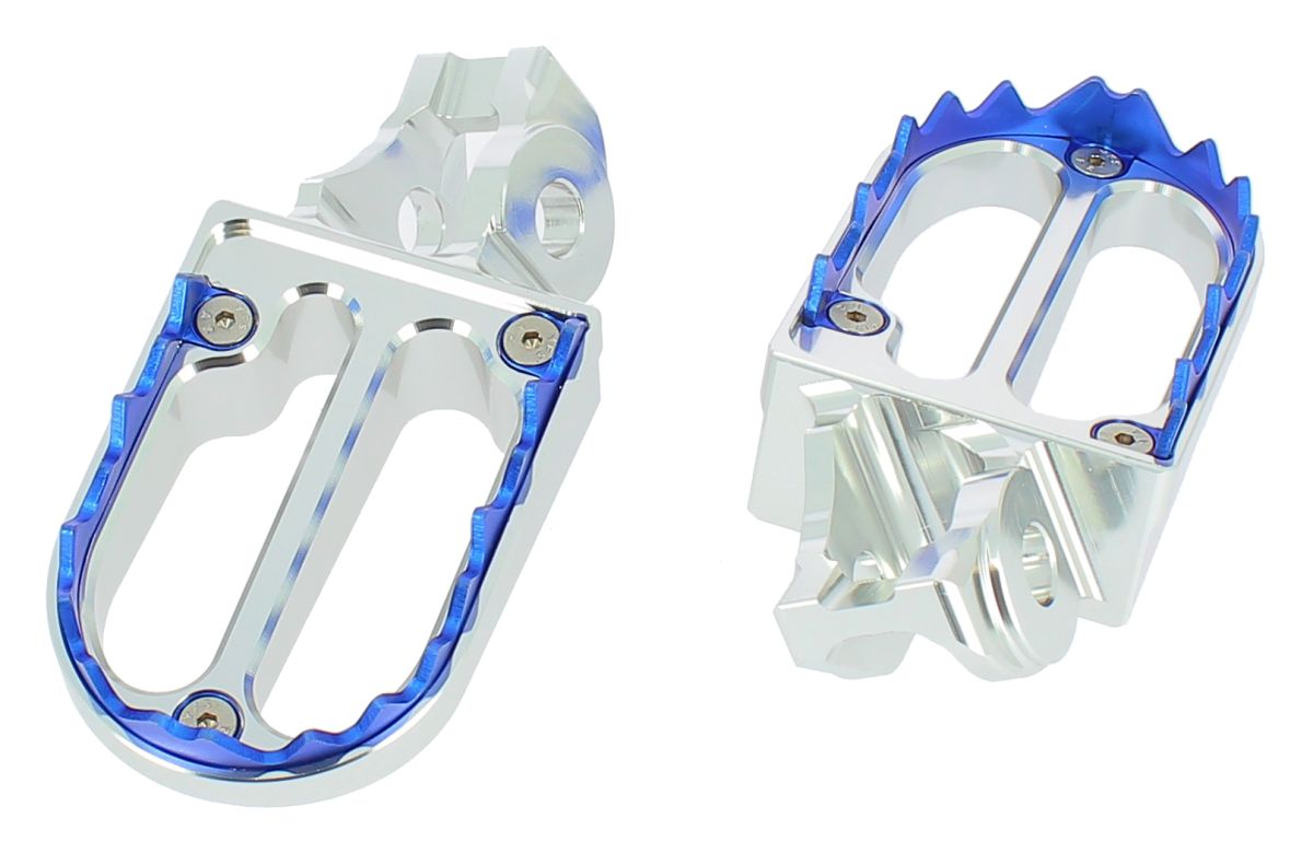 PER06 Pedane poggiapiedi in alluminio con denti in titanio - GASGAS HUSQVARNA KTM