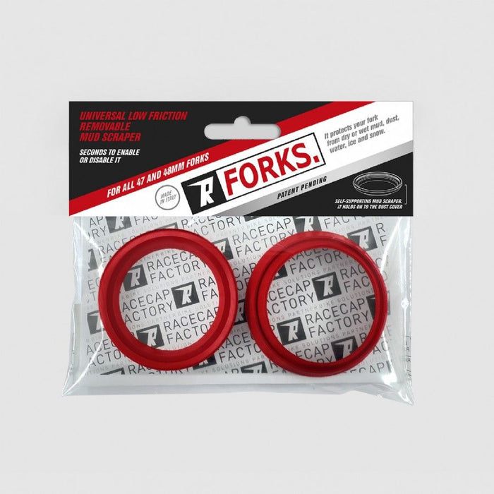 RCF400 RACECAP FORKS - Raschiafango removibile universale ad alta scorrevolezza - (2 pezzi)