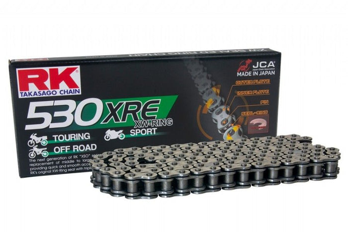 RK530XRE120N Catena RK 530 XRE - 120 maglie - Nero - con XW-ring