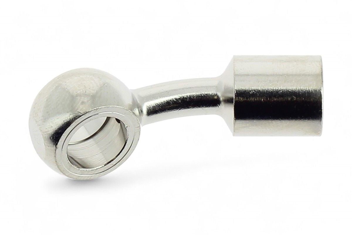 RTF055 Riduzione occhiello 25° femmina M10x1 in metallo