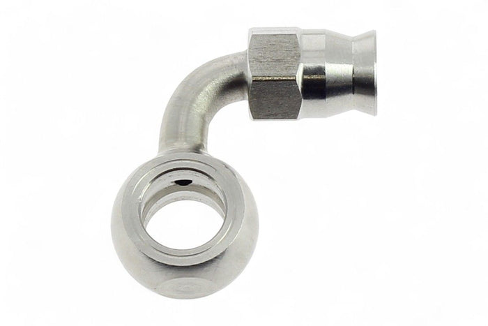 RTF061 Raccordo occhiello piegato lateralmente a 90° in acciaio inox