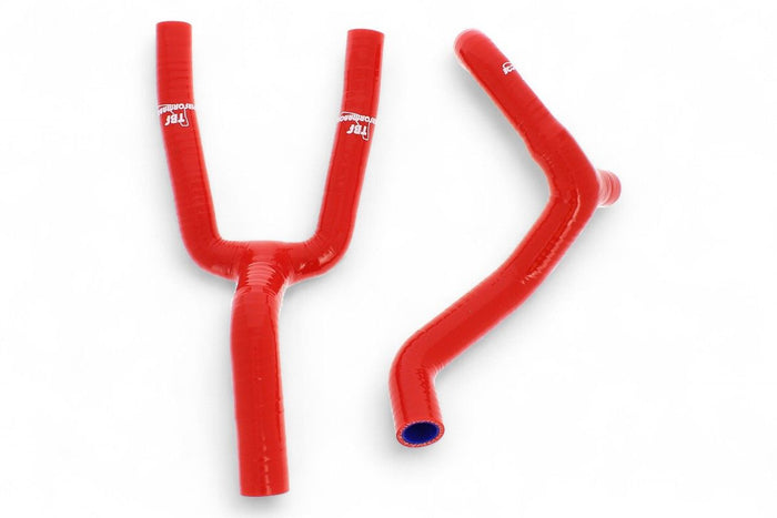 TB67102R Manicotti radiatore TBF - HUSQVARNA 125 CR/WR 00-08 rosso
