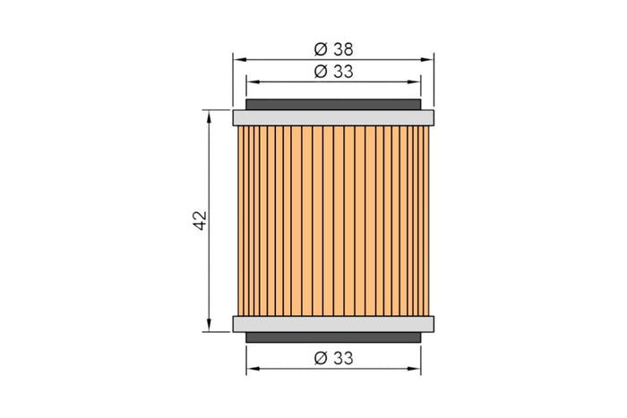TW140017 Filtro olio TWIN AIR - FANTIC YAMAHA