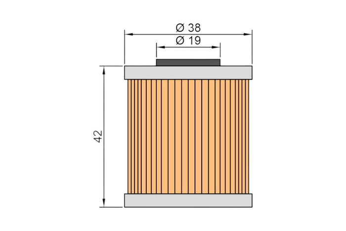 TW140018 Filtro olio TWIN AIR - BETA KAWASAKI SUZUKI