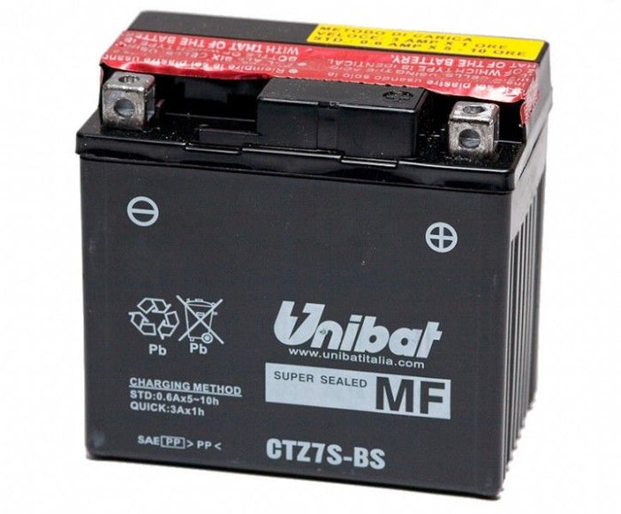 UB005MF Batteria UNIBAT MF CTZ7S-BS / YTZ7-S