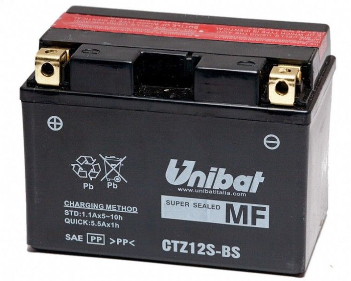 UB014MF Batteria UNIBAT MF CTZ12S-BS / YTZ12-S