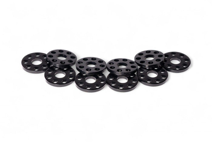 VT2105N Ranelle alleggerite - Øinterno 6mm - Øesterno 18mm - Nero (10 pezzi)